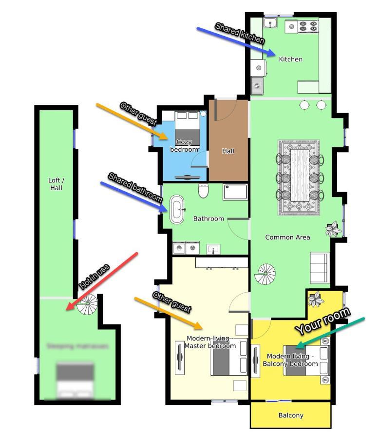 Aday - Modern Living - Balcony Room Άλμποργκ Εξωτερικό φωτογραφία